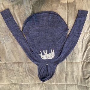 Blue/Navy Hoodie style shirt